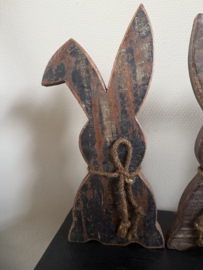 Houten haas geleefd hout