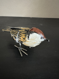 Vogeltjes scrap metal art afrika