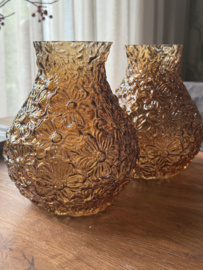Vaas  glas amber