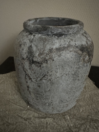 Pot dark greysand