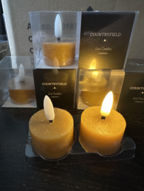 Countryfield waxinelichtjes Amber