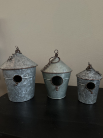 Vogelhuisjes in 3 maten
