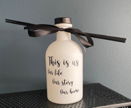 Luxe fles groot - te personaliseren