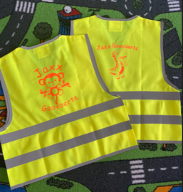 Fluo vestje - eigen ontwerp