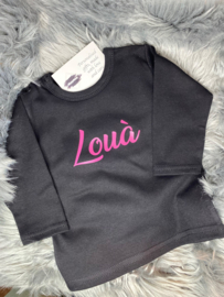 T-shirt lange mouw baby eigen ontwerp