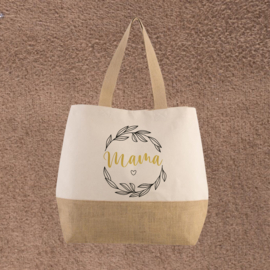 Grote shopper Bloemenkrans