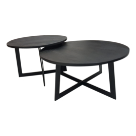 Salontafel Austin set van 2 | Black