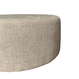 My Sofa Hocker | Rond | 80 cm | Cremona 14 | Taupe