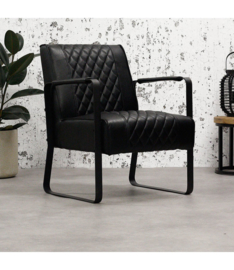 Fauteuil stevie zwart