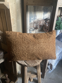 Kussen breed Brown/Terra