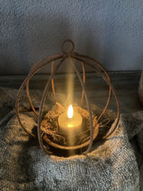 Ijzeren decoratie hanger bol