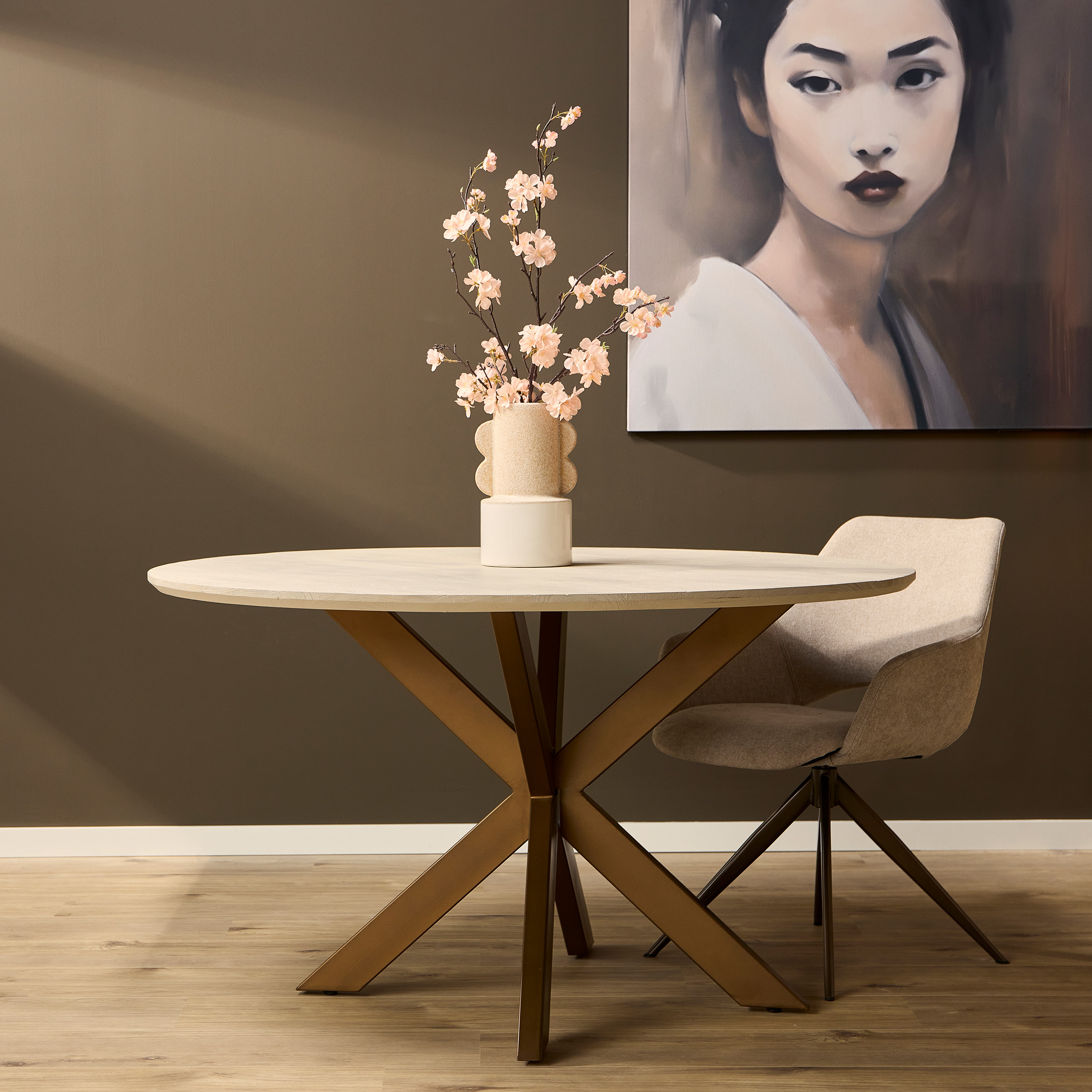 Eettafel Madison Sand | 110cm