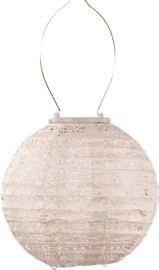 Solar Lampion Spectare Rond – 20 cm – Soft Blush