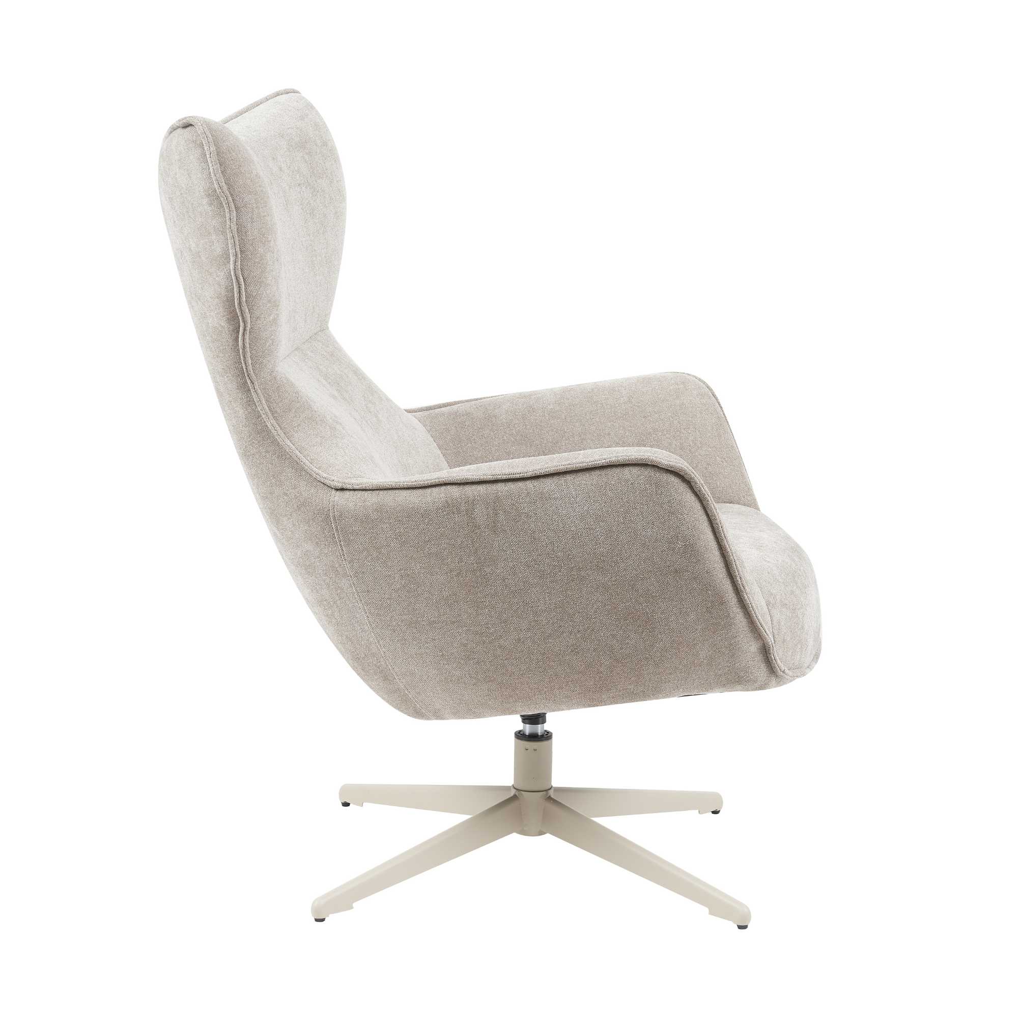 Fauteuil taupe van kleur