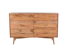 Retro large dressoir met 6 lades 140x45x90 cm