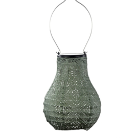 LUMIZ Solar Lampion Topaze Bulb - 16 cm - Sage Groen