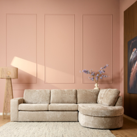 MySofa Alma | Beige | 2,5 zits + Divan Rechts