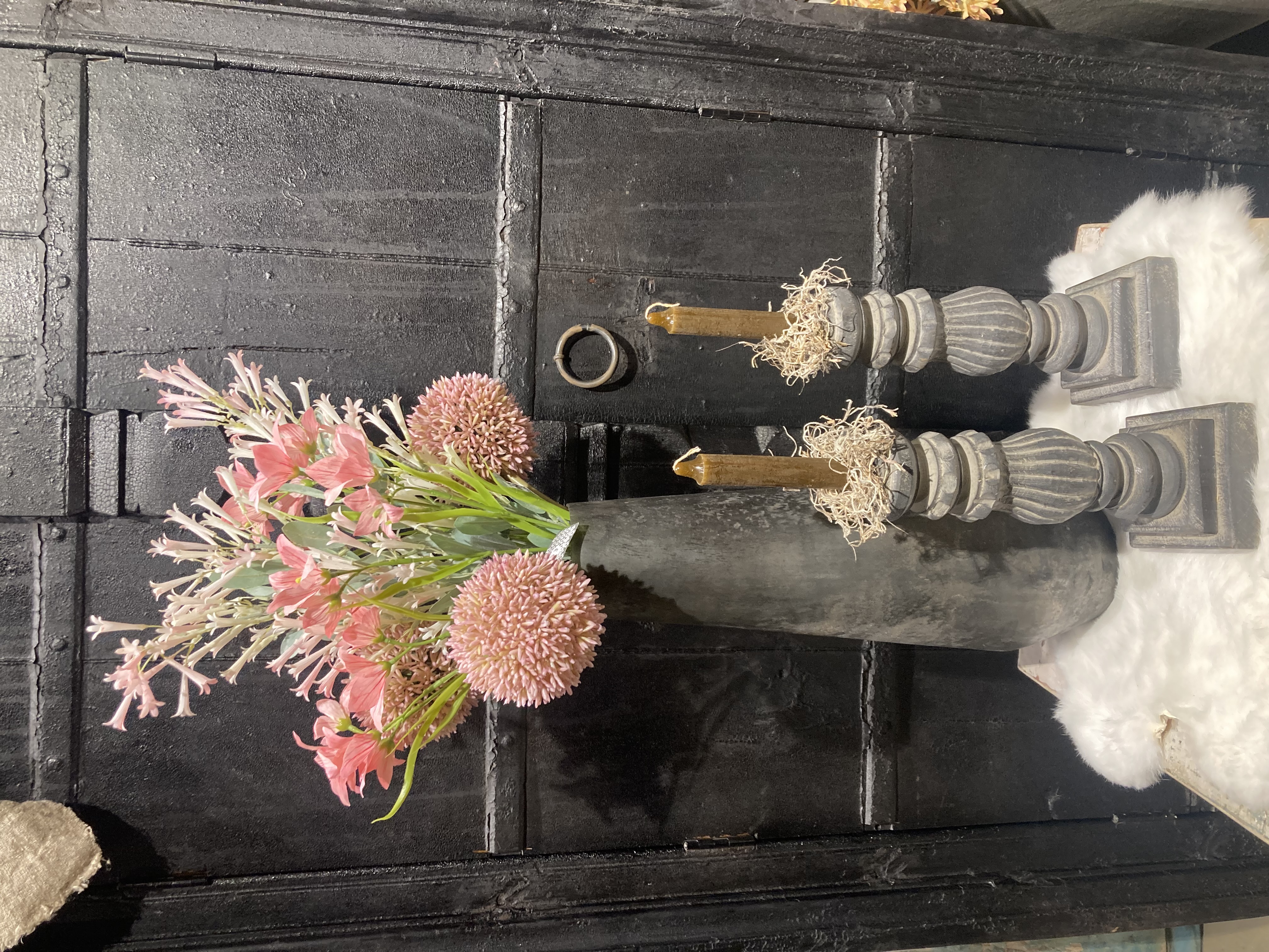 Kunst boeket allium
