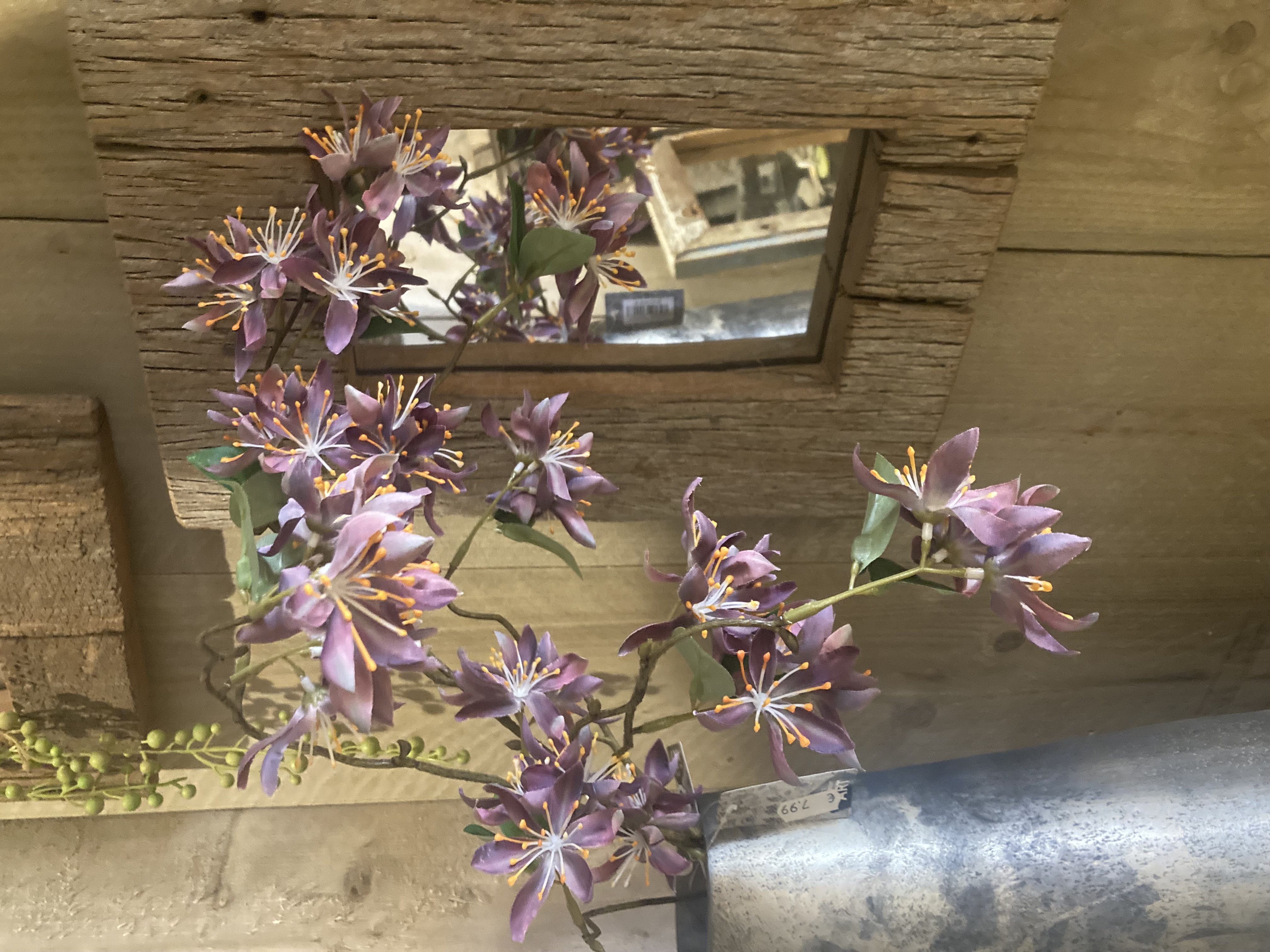 Wild clematis spray paars