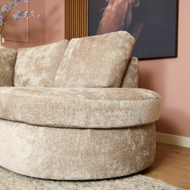 MySofa Alma | Beige | 2,5 zits + Divan Rechts