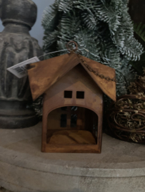 Roest huisje dak