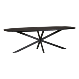 Eettafel Elegance Black | Deens ovaal | 240×110 cm