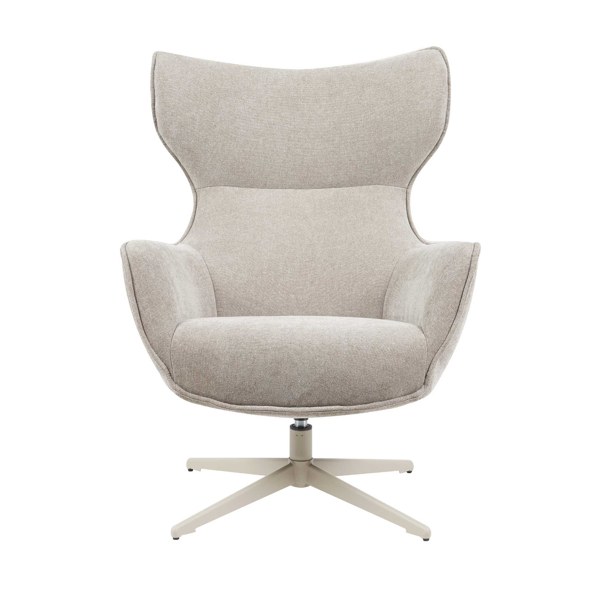Fauteuil taupe van kleur