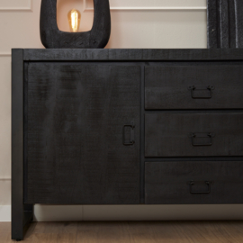 Dressoir Boaz Black | 160 cm