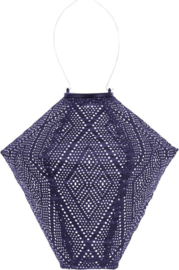 Solar Lampion Ikat Diamond – 28 cm – Future Dusk