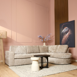 MySofa Alma | Beige | 2,5 zits + Divan Rechts