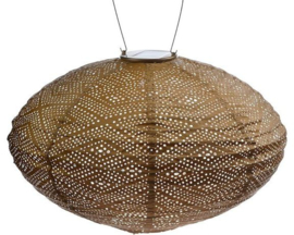 Lumiz Solar Lampion Ikat Oval - 40 cm - Goud