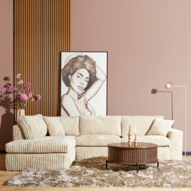 MySofa Teddy | Beige | Divan Links + 2,5 zits