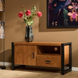 Tv meubel Boaz 110 cm | Een deur en open vak