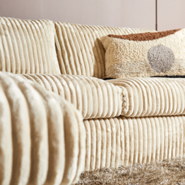 MySofa Teddy | Beige | Divan Links + 2,5 zits
