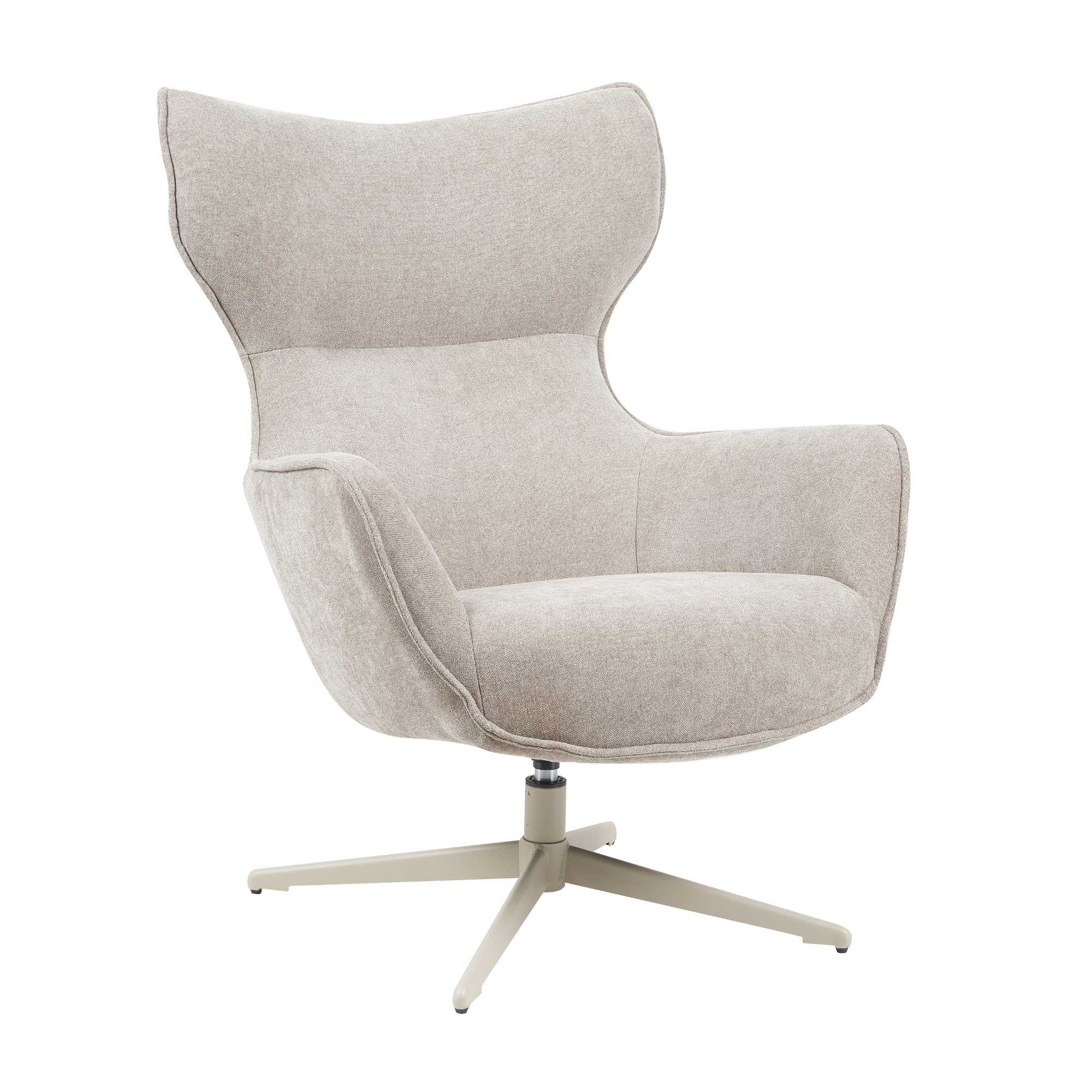 Fauteuil taupe van kleur