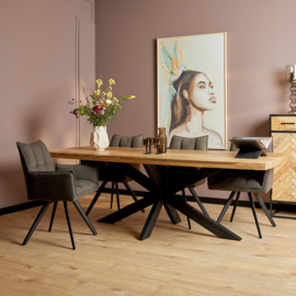 Eetkamertafel Denver | Rechthoek matrixpoot | 160 cm
