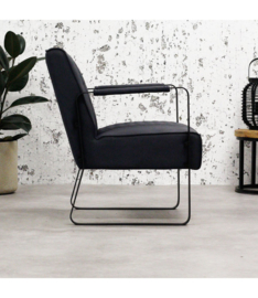 Fauteuil stevie blauw