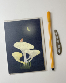 Comforting moon - troostkaart