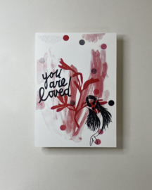 You are loved - ansichtkaart
