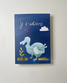 Je t’adore - ansichtkaart