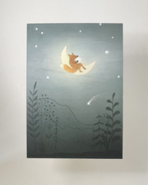 Fox on the moon - grote kaart