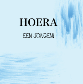 Hoera een jongen