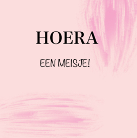 Hoera een meisje