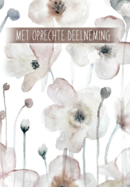 Met oprechte deelneming