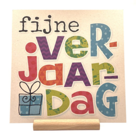 Fijne verjaardag