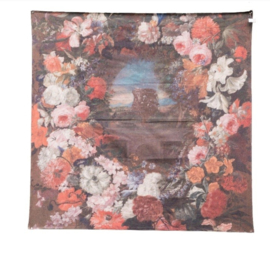 Wanddoek bloemen 150x150cm