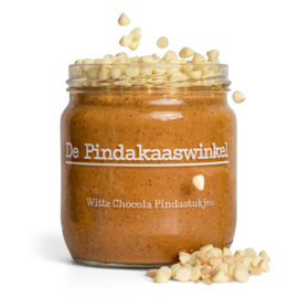 Pindakaas met witte chocolade