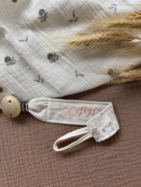 Speenkoord washed cotton & print