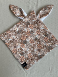 Knuffeldoekje flower field & bamboo/fleece