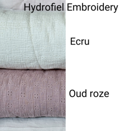 Omslagdoek bamboo teddy & hydrofiel (gepersonaliseerd)